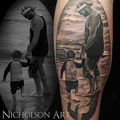 tatuajes de padre e hijo|48 Tatuajes para padres e hijos (Con su significado)